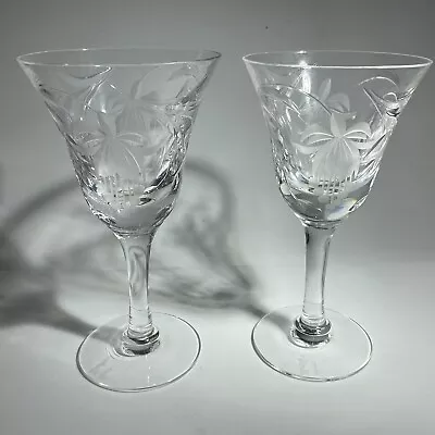 Buy Royal Brierley Crystal Fuchsia Sherry Glass X 2 • 22.50£