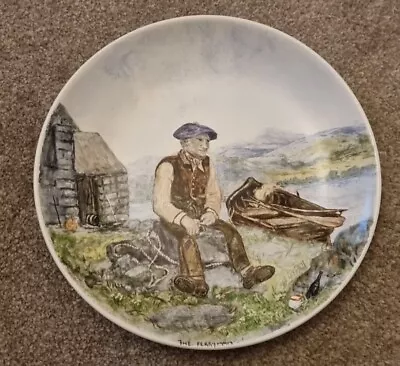 Buy Vintage Ferryman Painted Pottery Plate Signed G Wright- Lord Nelson Ware England • 22£