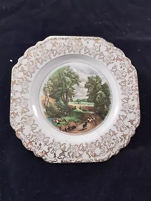 Buy Cake Plate John Constable The Cornfields BCM LORD NELSON WARE  ENGLAND  • 18.97£