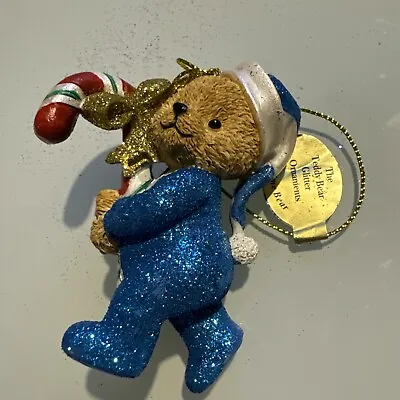 Buy Danbury Mint Christmas Ornament Bedtime Bear Candy Cane Figurine Holiday • 9.44£