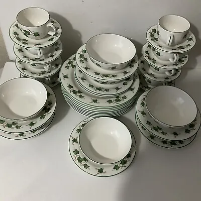 Buy Royal Vale IVY LEAVES English Fine China Dinner & Tea Set For  8 -  40 Pieces • 180£