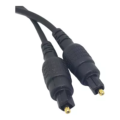 Buy Digital Audio Fibre Optical TOSLink Cable Lead Wire Sound Bar TV PS4 0.5m - 10m • 2.89£