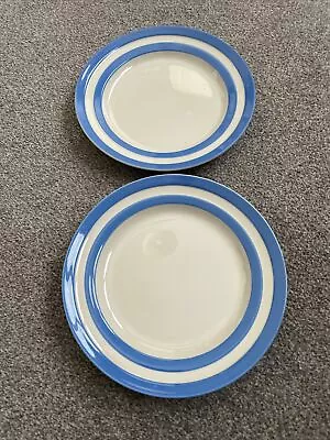 Buy 2 Cornishware Side/Lunch Plates • 25£