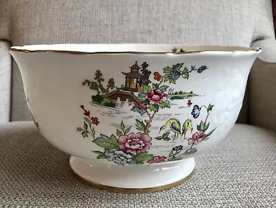 Buy Crown Staffordshire Pagoda Large Footed Fruit Bowl • 25£
