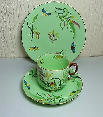 Buy Antique Mint Green 1876 George Jones And Sons Cresent Fine China Bone China Trio • 35£