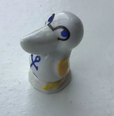 Buy Wade Whimsies Rare Minikins Pelican White Yellow Wings Anchor To Tummy • 8£