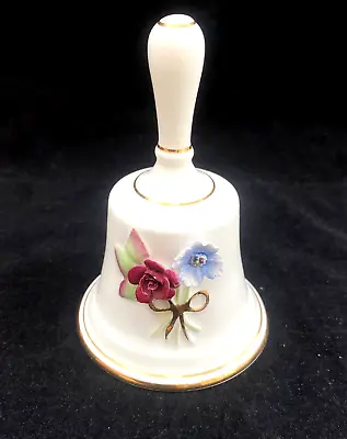 Buy Camelot Fine Bone China Bell 3D Flowers Made In England 4 Inch • 5£