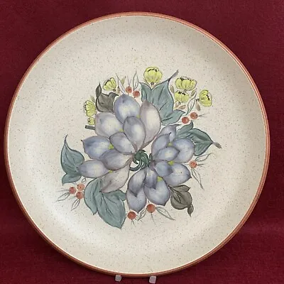 Buy Stunning Large Purbeck Pottery Ceramic Charger With Striking Floral Motif. • 10£