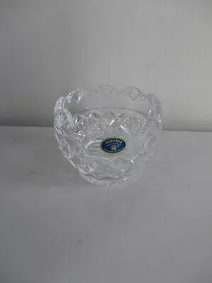 Buy Small Bohemia Czech Republic Lead Crystal Glass Bowl • 4.95£
