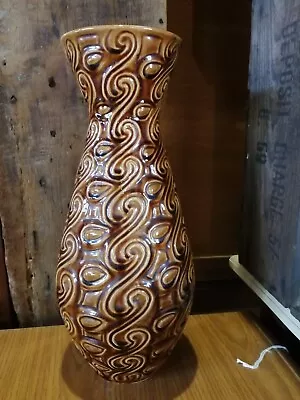 Buy Vintage Mid-Century Retro Kilrush/Celtic Pottery Vase Brown Textured 114-35 • 17.50£