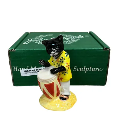 Buy Beswick England Chorus Calypso Kitten Figurine Model CC2 Cat Playing Bongos Rare • 36.24£