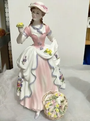 Buy Coalport  The Flower Seller  From The Cries Of London Collection Ltd 21.6cm • 75£