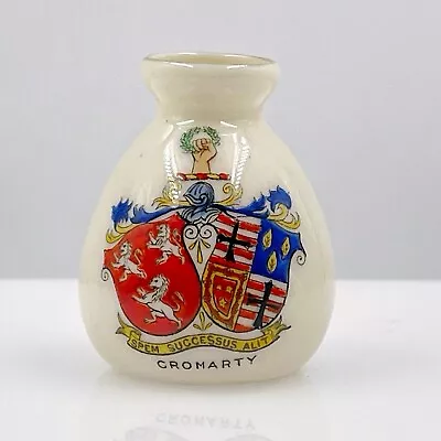 Buy Vintage Arcadian Crested China Miniature Model Of Vase - Cromarty Crest • 10£