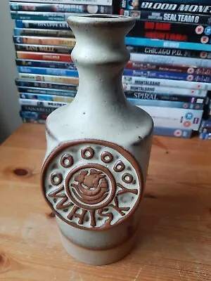 Buy Vintage Tremar Studio Pottery Whisky Bottle Decanter Cornwall Celtic • 10£