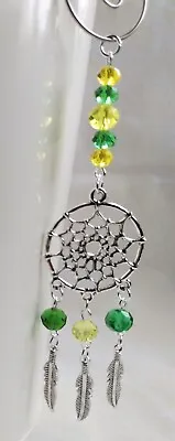 Buy Handmade Suncatcher Window/Plant Pot Dreamcatcher Crystal Glass Beads • 4.45£