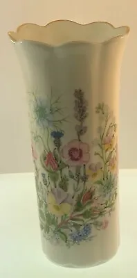 Buy Aynsley Wild Tudor Fine Bone China Vase 15cm With Gold Gilt Detail • 13£