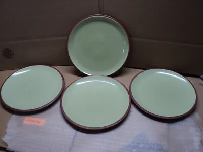 Buy Denby Langley England JUICE Apple Green Dinner Plate (s)  Lot Of 4 • 38.13£