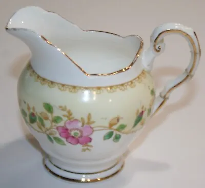 Buy Vintage TUSCAN Fine English Bone China Creamer Flowers With Gold Trim  • 12.30£