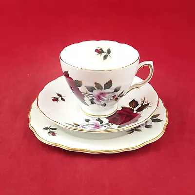 Buy Colclough Ridgway Floral Pattern - Trio Of Tea Cup / Saucer / Plate - OP 3275 • 25£