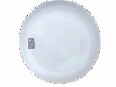 Buy Jamie Oliver White On White Dinner Plates X 2 Diameter 27cm New With Labels • 26.99£