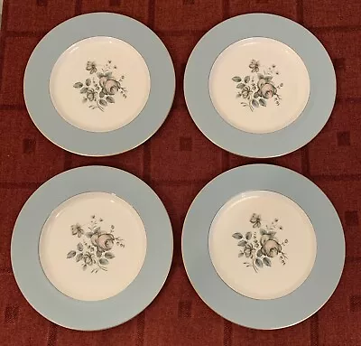 Buy 4 Royal Doulton Rose Elegans Dinner Plates App 10.5” (Lot 2) • 7£