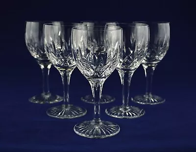 Buy Stuart Crystal  GLENCOE  X6 Wine Glasses - 14.5cms (5-3/4 ) Tall - Signed 1st • 79.50£
