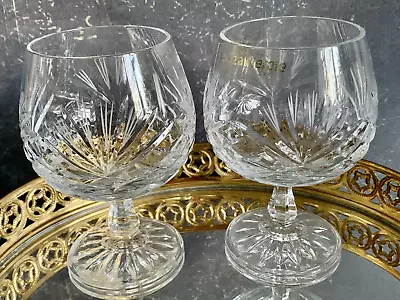 Buy A Pair Of Monika 3 Brandy Glasses Zawiercie 24% Lead Crystal Brandy Glass • 9.99£