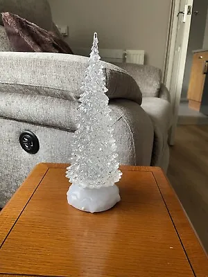 Buy Glass Christmas Tree With Varying Colours Ornament • 12.50£
