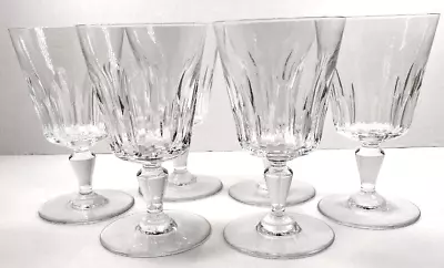 Buy Baccarat Biarritz Cut Crystal Claret Wine Glass Goblet Stemware 5.25  Bar SET 6 • 364.39£