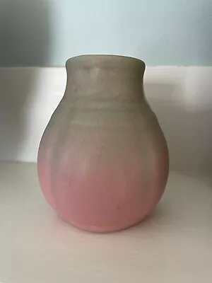 Buy Rookwood Pottery Vase - Pink Matte Graduating To Gray/green; MINT Condition • 124.86£
