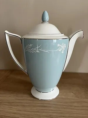 Buy Minton Turquoise Cameo S663 Bone China Coffee Pot / Teapot - Near Mint Condition • 99.99£