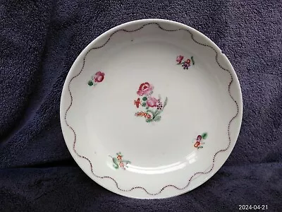 Buy Antique English C18th Porcelain Saucer New Hall Factory Baddesley Liverpool ? • 24£
