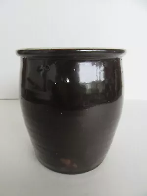 Buy Antique 19th Century Brown Glazed Pennsylvania Stoneware Crock (5 1/2 ) • 33.16£