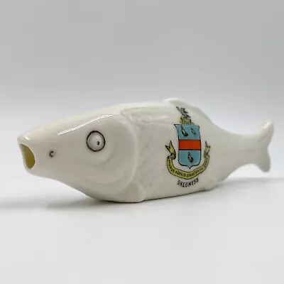 Buy Vintage Gemma Crested China- Model Of Fish - Decorative Ornament- Skegness Crest • 10£