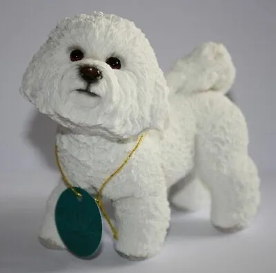 Buy Small White Bichon Frise Ornament Figurine BNIB Bichon Frise Dog Statue Gift  • 8.99£