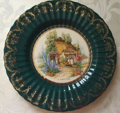 Buy Royal Victoria Wade Pottery Somerset Cottage Decorative Plate Vintage/antique • 15£