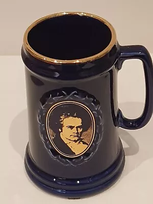 Buy Stunning Vintage Royal Victoria Pottery Wade Beethoven Tankard. Gorgeous Colour  • 12£