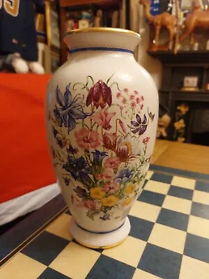 Buy Alpine Glory Franklin Mint Porcelain Vase Chelsea Flower Show By Marjorie Blaney • 39.99£