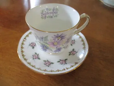 Buy Gorgeous Duchess Bone China September Cup & Saucer Matching Set Tea Coffee! • 9.64£