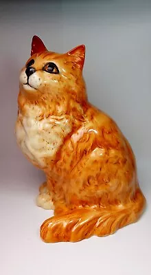 Buy Large Beswick Seated Ginger Cat 1867 Repaired Ear • 19.99£
