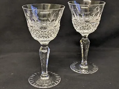 Buy Pair Royal Doulton Windsor Crystal Small Wine Glasses • 9.99£