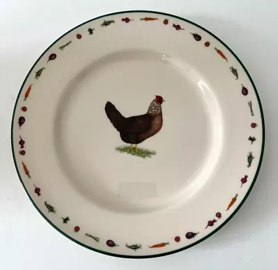 Buy Cloverleaf Farm Animals  Dinner  Plate Hen And Vegetables   Made England • 19.99£