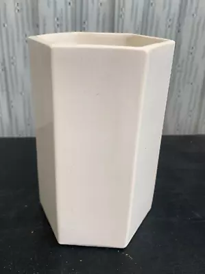 Buy Cream Crackle Glaze WATTISFIELD WARE  Studio Pottery Vase Or Holder 17.5 Cm High • 9£