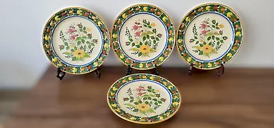 Buy 11  Plates Set Of 4 Adams England Royal Ivory Titian Ware Hand Painted Estbp1657 • 56.92£