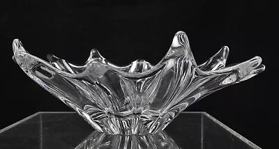 Buy Daum France 12 Finger Splash Glass 13 Inch Bowl Signed • 47.25£
