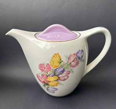 Buy Vintage Bristol Pountney & Co Floral Coffee Pot • 15£