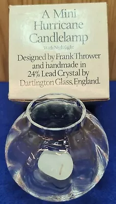 Buy Dartington Glass Lead Crystal Mini Hurricane Candlelamp. • 6£