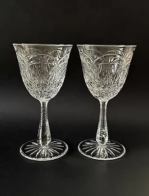 Buy Thomas Webb Crystal Windsor Pair Large Wine Glasses  • 40£