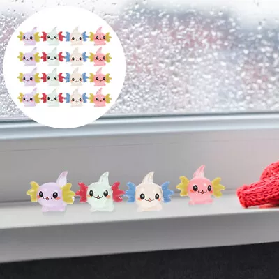 Buy  12 Pcs Desktop Small Ornaments 12pcs Micro-landscape Luminous Tiny Axolotl • 9.45£