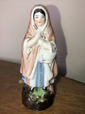 Buy Circa 1900 Victorian Parian Ware Figure Of Little Red Riding Hood & The Wolf • 25£